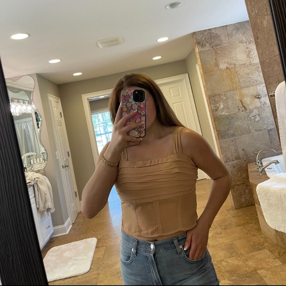 Beige tank